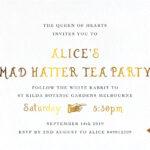 Mad Hatter Tea Party Birthday Invitationspaperlust With Mad Hatter Tea Party Invitations Free Printable