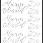 Magic Monday – Freebie Calligraphy Worksheet – Kelly Creates In Free Printable Calligraphy Worksheets