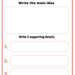 Main Idea Graphic Organizer Within Free Printable Main Idea Graphic Organizer