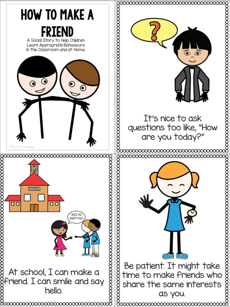 Making Friends Social Story Pdf Free With Activities Pertaining To Free Printable Social Stories For Kids Making Friends Social Story Pdf Free With Activities Pertaining To Free Printable Social Stories For Kids