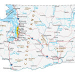 Map Of Washington   Cities And Roads   Gis Geography Regarding Free Printable Map Of Washington State