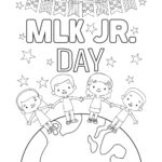 Martin Luther King Jr. Day Themed Coloring Pages • Beeloo In Martin Luther King Free Printable Coloring Pages