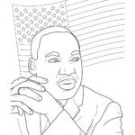 Martin Luther King Jr. Day Themed Coloring Pages • Beeloo With Regard To Martin Luther King Free Printable Coloring Pages