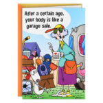 Maxine™ Your Body Is Like A Garage Sale Funny Birthday Card In Free Printable Maxine Cartoons