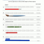 Measurement Worksheets For First Grade Within Free Printable Measurement Worksheets Grade 1