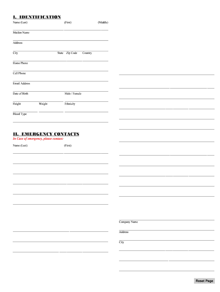 Medical Record Template Fill Online, Printable, Fillable, Blank Inside Free Printable Personal Medical History Forms Medical Record Template Fill Online, Printable, Fillable, Blank Inside Free Printable Personal Medical History Forms
