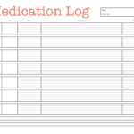 Medication Logs   25 Free Printables | Printabulls Regarding Free Printable Medication Log Sheet