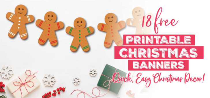 Free Printable Christmas Banner