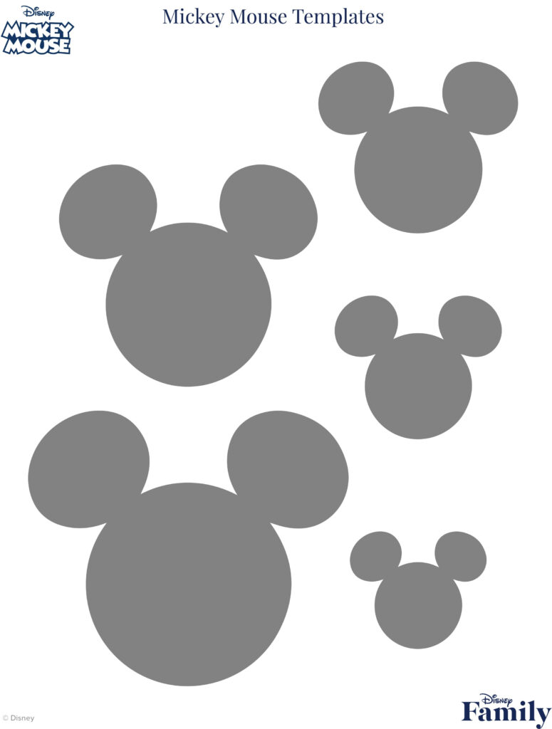 Mickey Mouse Template | Disney News Intended For Free Mickey Mouse Printable Templates