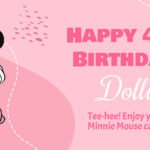 Minnie Mouse Happy Birthday Banner In Illustrator, Word, Pages Pertaining To Free Printable Minnie Mouse Birthday Banner
