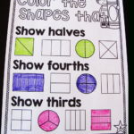 Miss Giraffe'S Class: Fractions In First Grade In Free Printable First Grade Fraction Worksheets