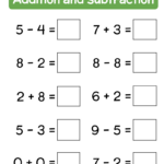 Mixed Addition And Subtraction Sums   Worksheet Digital With Regard To Free Printable Mixed Addition And Subtraction Worksheets
