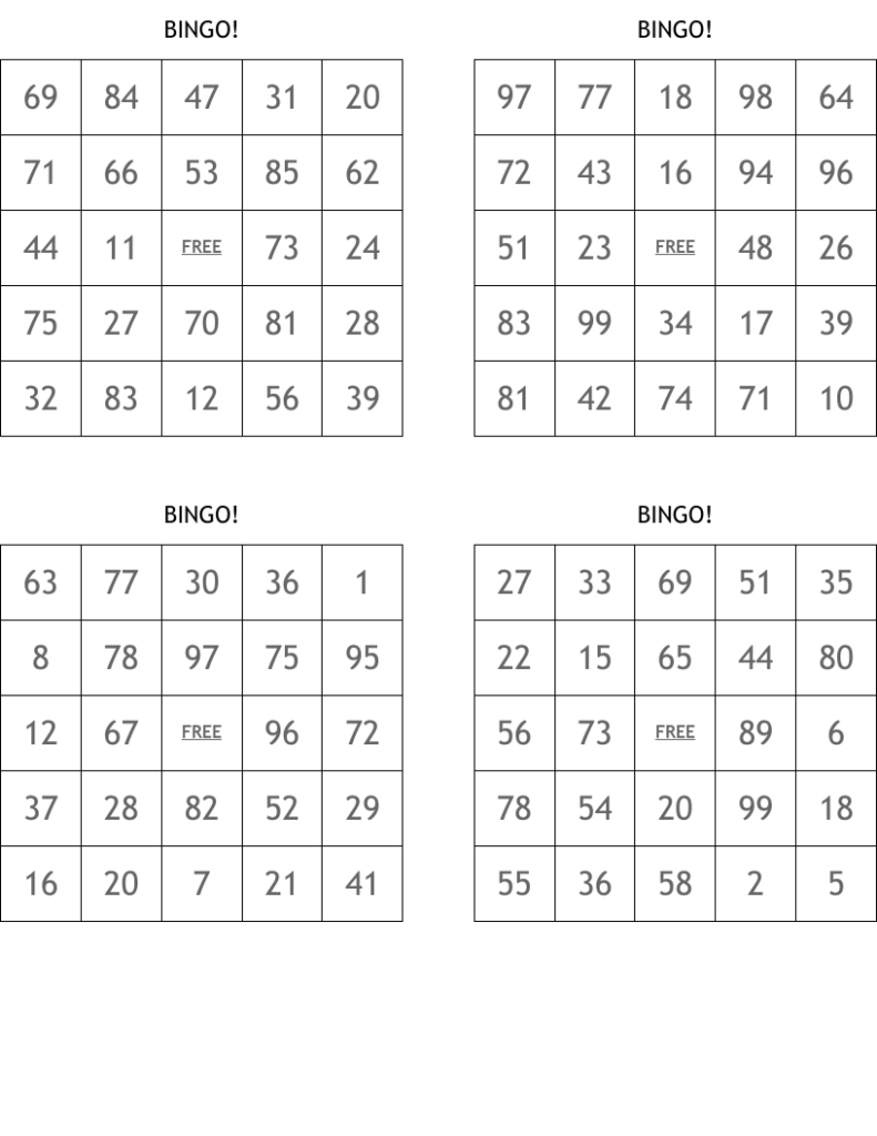 Momma D&<h2>039;S Number Bingo Wordmint Within Free Printable Bingo Cards 1 75 Momma D&<h2>039;S Number Bingo Wordmint Within Free Printable Bingo Cards 1 75