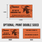 Monopoly Homework Coupon   Get Out Of Homework Free Cards With Regard To Get Out Of Homework Free Pass Printable