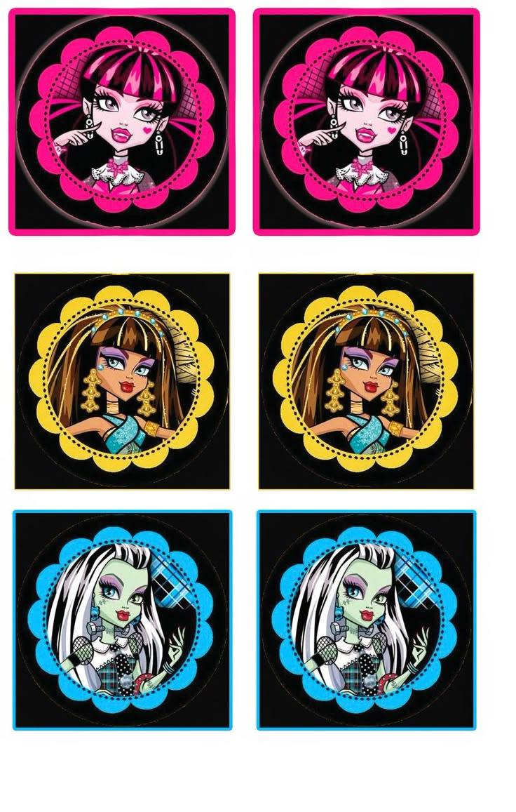 Monster High: Free Printable Cupcake Toppers And Wrappers. inside Monster High Cupcake Toppers Printable Free