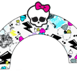 Monster High: Free Printable Cupcake Toppers And Wrappers.   Oh My Intended For Monster High Cupcake Toppers Printable Free
