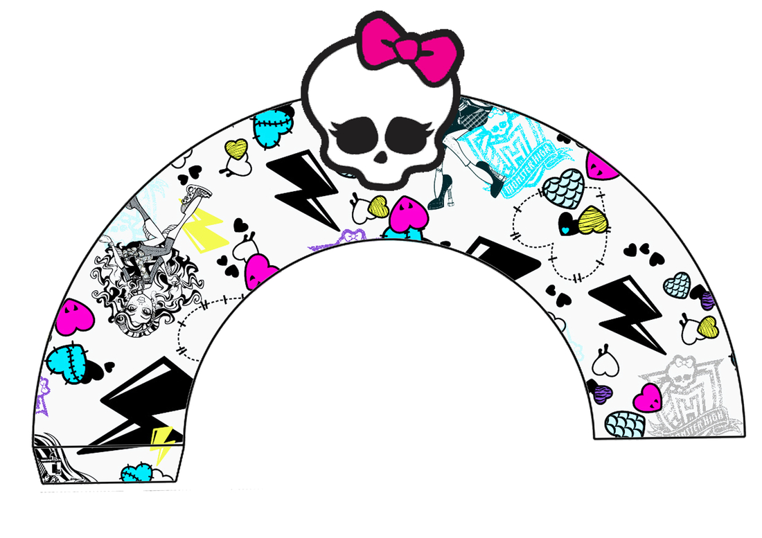 Monster High: Free Printable Cupcake Toppers And Wrappers. - Oh My intended for Monster High Cupcake Toppers Printable Free