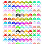 Multicolor Daily Chore Labels! {Glitter & Solid} | Free Printable Pertaining To Chore Stickers Free Printable
