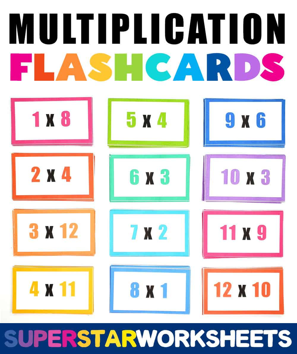 Multiplication Flashcards - Superstar Worksheets pertaining to Flash Cards Multiplication Free Printable