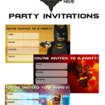 Musings Of An Average Mom: Lego Batman Movie Party Invitations In Lego Batman Invitations Free Printable