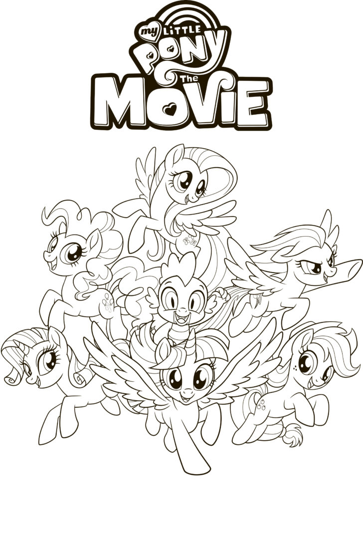 Free Printable Coloring Pages of My Little Pony