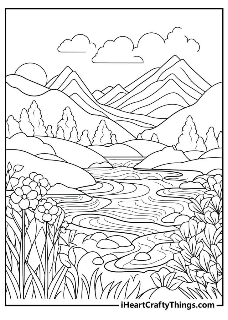 Free Printable Nature Coloring Pages