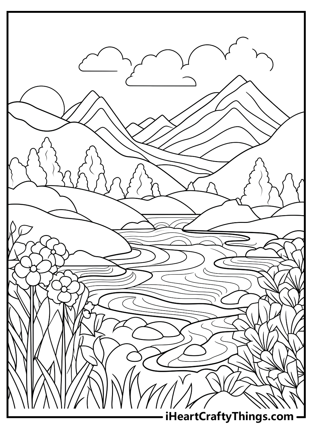 Nature Coloring Pages (100% Free Printables) pertaining to Free Printable Nature Coloring Pages