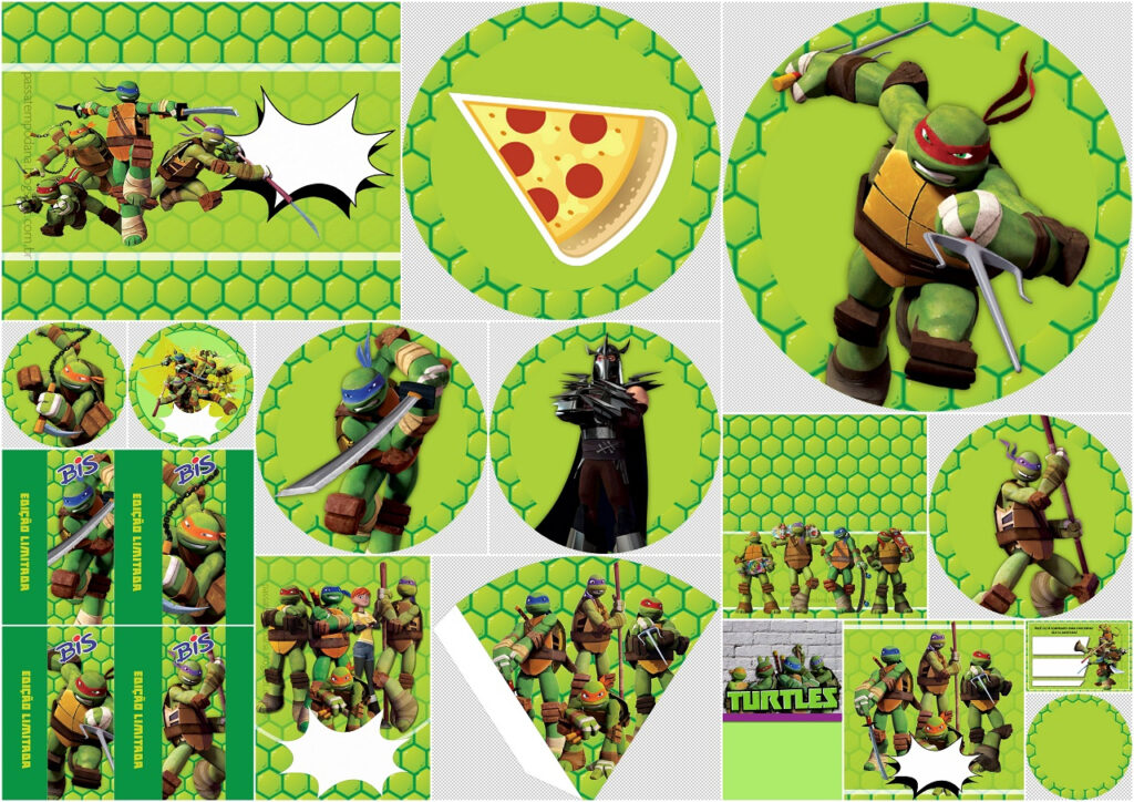 Ninja Turtles: Free Printable Party Kit. Oh My Fiesta! In English In Free Printable Tmnt Food Labels Ninja Turtles: Free Printable Party Kit. Oh My Fiesta! In English In Free Printable Tmnt Food Labels