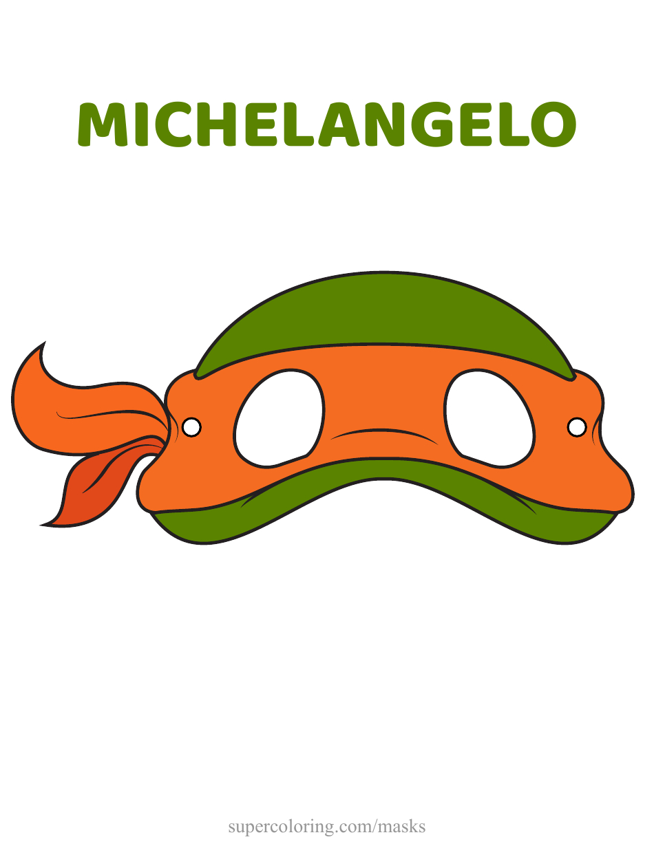 Ninja Turtles Mask Templates Download Printable Pdf | Templateroller with regard to Teenage Mutant Ninja Turtles Free Printable Mask