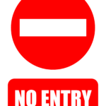 No Entry Signs | Poster Template In Free Printable No Entry Sign