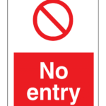 No Entry Signs | Poster Template With Free Printable No Entry Sign