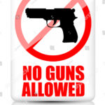 No Guns Allowed Sign Stock Vector (Royalty Free) 279411194 Within Free Printable No Guns Allowed Sign