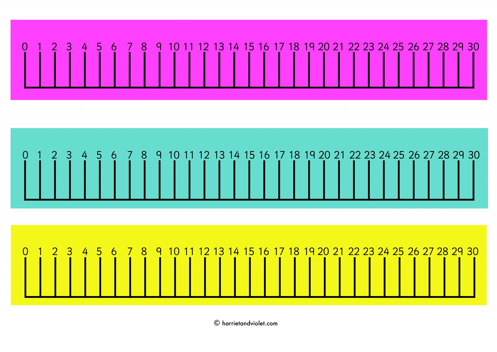 Number Line 0-30 - Printable Teaching Resources - Print Play Learn with regard to Free Printable Number Line To 30
