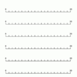 Number Line 0 To 20 Intended For Free Printable Number Line Worksheets