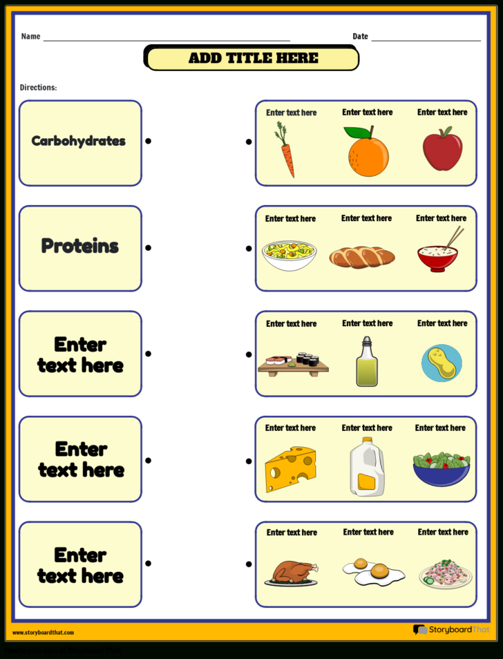 Free Printable Healthy Eating Worksheets