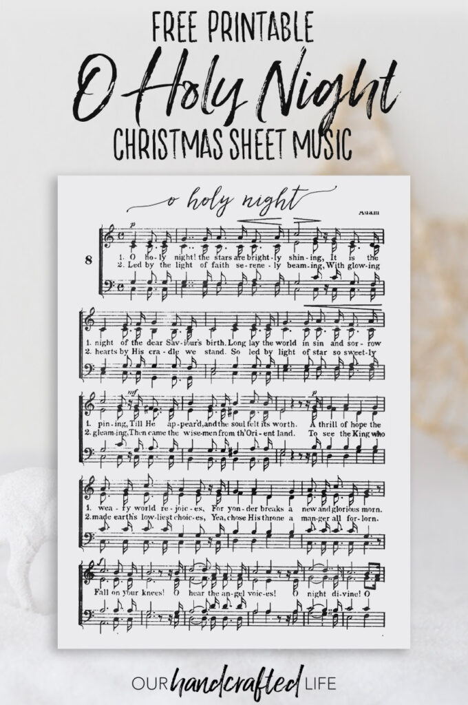 O Holy Night Free Printable Christmas Sheet Music Our Inside Christmas Carols Sheet Music Free Printable O Holy Night Free Printable Christmas Sheet Music Our Inside Christmas Carols Sheet Music Free Printable