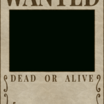 One Piece Wanted Poster Template   Claystage Throughout Free Printable Wanted Poster Invitations
