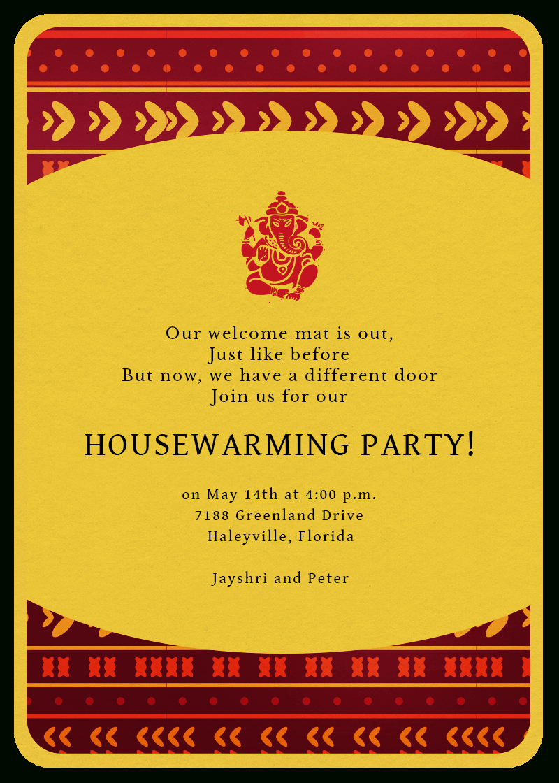 Online Invitation Card Designs - Invites throughout Free Printable Housewarming Invitations Cards