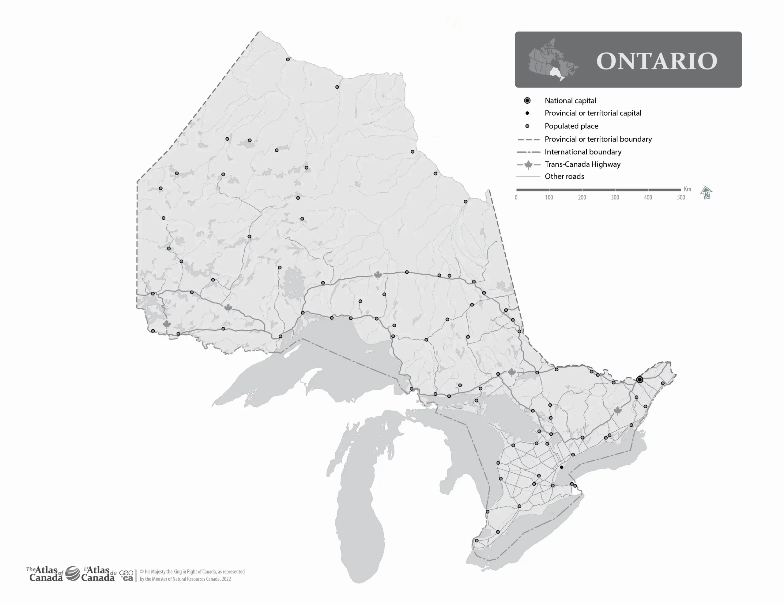 Ontario Without Names Map - Printable Jpg & Pdf Maps in Free Printable Map Of Ontario