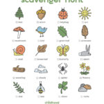 Outdoor Scavenger Hunt (Free Printable!)   Childhood Magic With Free Printable Scavenger Hunt For Kids