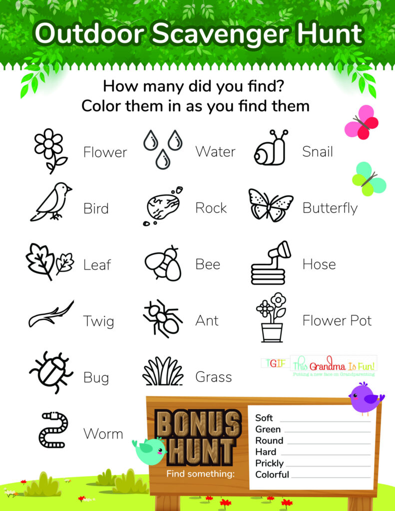 Outdoor Scavenger Hunt Free Printable Tgif This Grandma Is Fun With Regard To Free Printable Scavenger Hunt For Kids Outdoor Scavenger Hunt Free Printable Tgif This Grandma Is Fun With Regard To Free Printable Scavenger Hunt For Kids