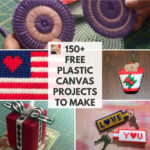 Over 150 Free Plastic Canvas Patterns And Projects Intended For Free Printable Plastic Canvas Patterns
