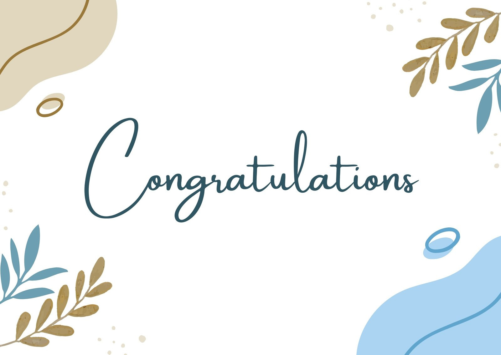 Page 17 - Free, Printable Custom Congratulation Card Templates | Canva in Free Printable Congratulations Cards