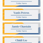Page 2   Customize 636+ Folder Labels Templates Online   Canva Intended For Free Printable File Folder Labels