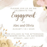 Page 2   Free And Customizable Engagement Templates With Free Printable Engagement Party Invitations