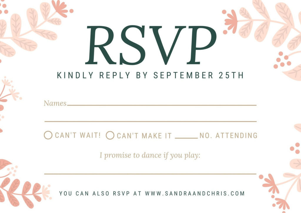 Page 2 Free And Customizable Rsvp Templates | Canva With Regard To Free Printable Rsvp Page 2 Free And Customizable Rsvp Templates | Canva With Regard To Free Printable Rsvp