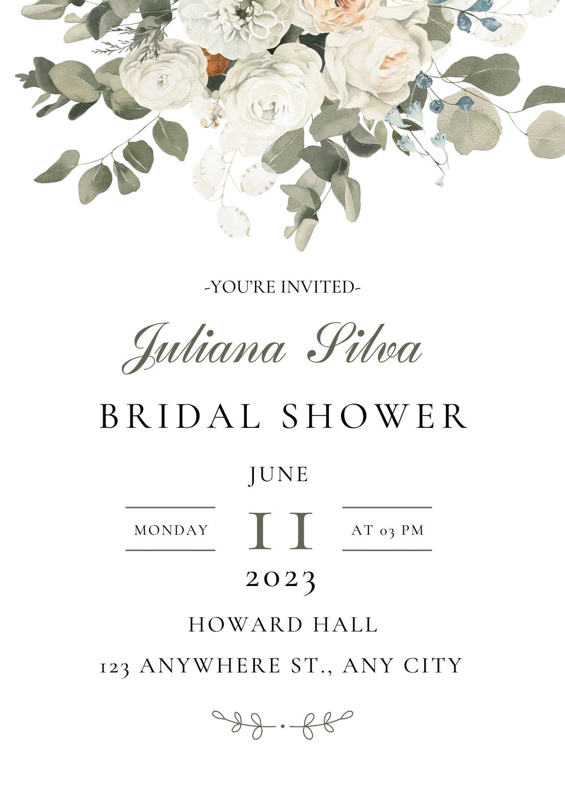 Page 2 - Free Custom Printable Bridal Shower Invitation Templates in Free Printable Bridal Shower Invitations Templates