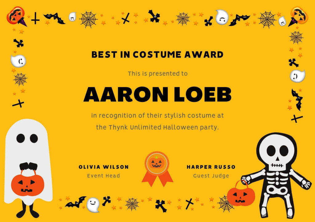 Page 2 Free Custom Printable Halloween Certificate Templates | Canva Within Best Costume Certificate Printable Free Page 2 Free Custom Printable Halloween Certificate Templates | Canva Within Best Costume Certificate Printable Free