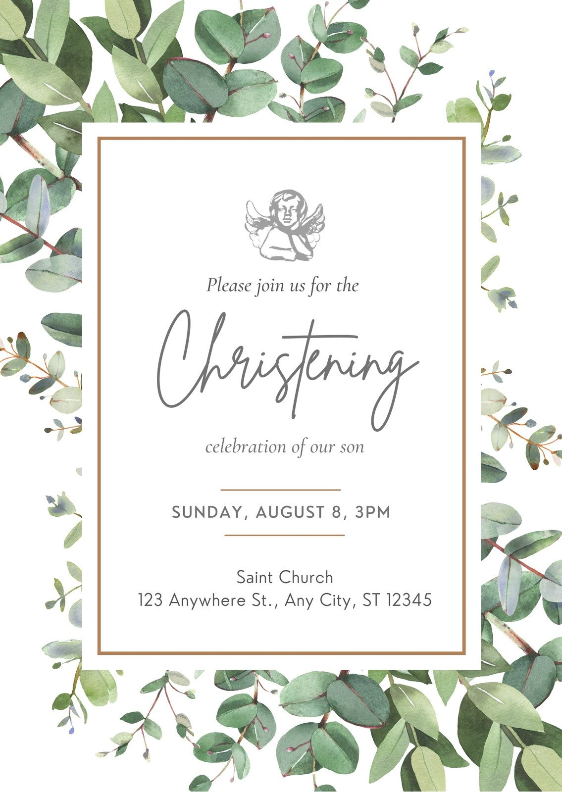 Page 2 - Free Printable, Customizable Baptism Invitation Templates with regard to Free Printable Baptism Invitations