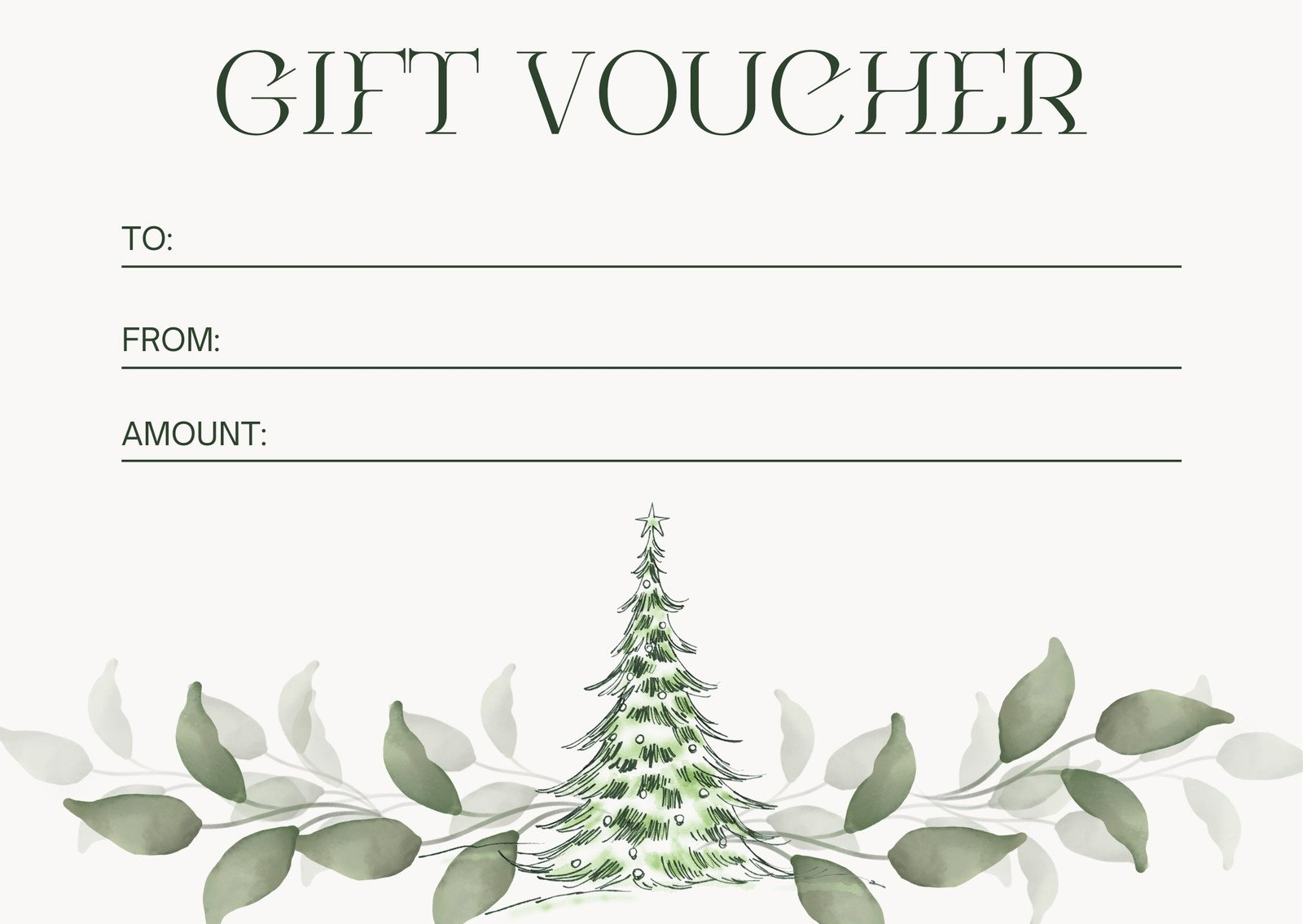 Page 3 - Free Printable Holiday Gift Certificate Templates | Canva in Free Printable Xmas Gift Certificates
